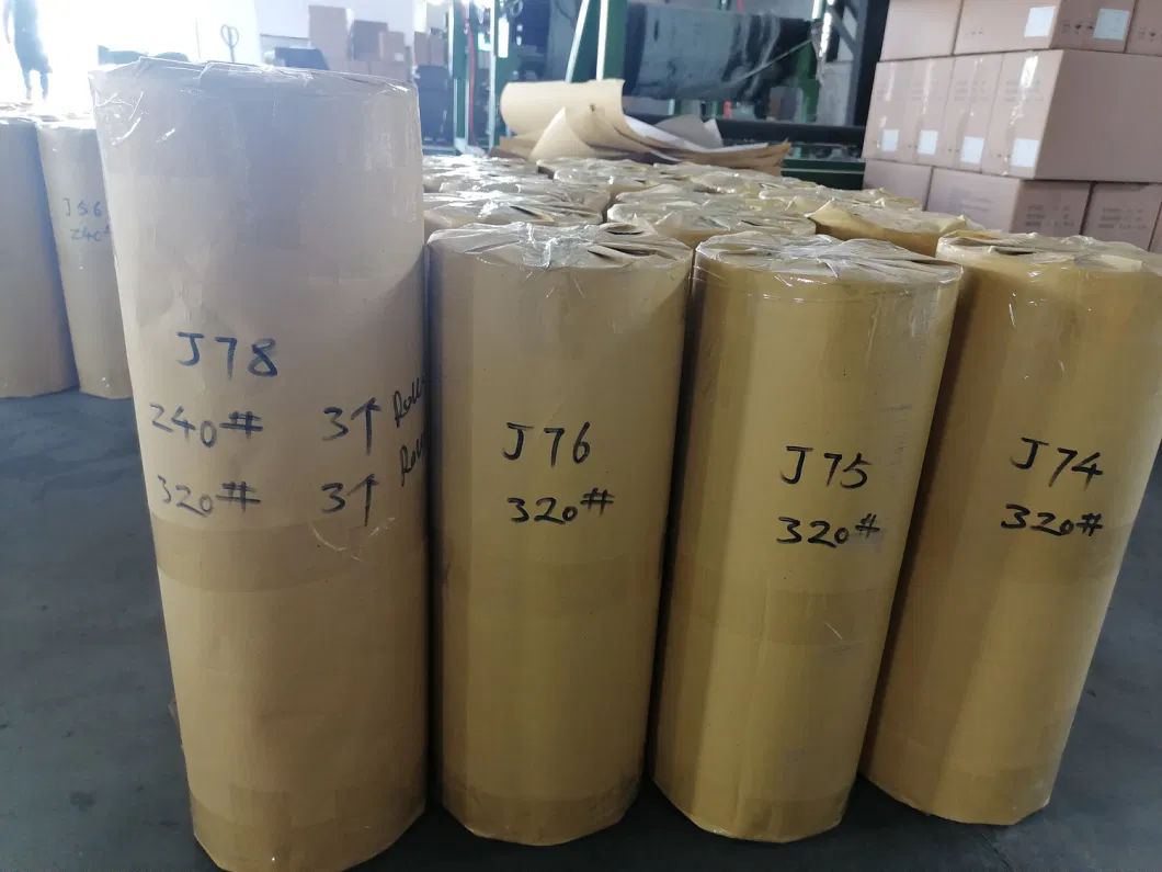 Alumina Oxide 60# 80# 100# 120# 150# 180# 220# China Coated Abrasive Cloth Jumbo Roll