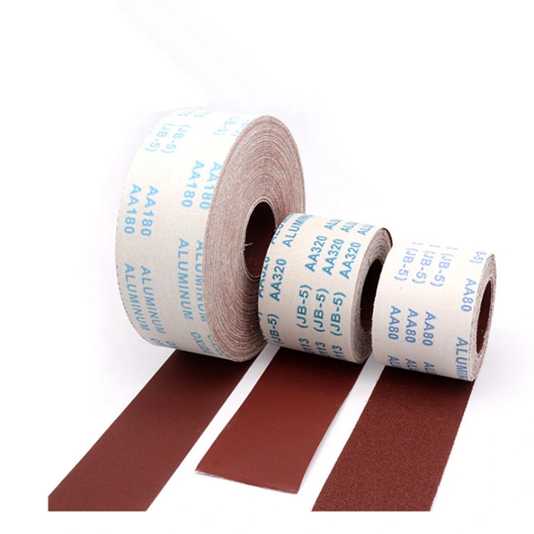 Alumina Oxide 60# 80# 100# 120# 150# 180# 220# China Coated Abrasive Cloth Jumbo Roll