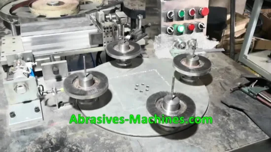 iSharp Abrasives Machine de fabrication de roues à lamelles montées de haute qualité en Chine