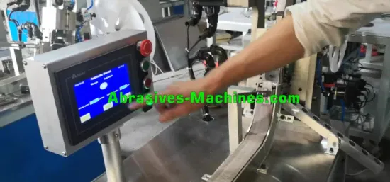 Machine de fabrication de roues à lamelles directes d'usine, Machine de découpe de roues à lamelles abrasives