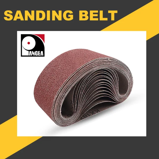 75*533mm Kx167 bande abrasive oxyde d'aluminium tissu émeri ceinture de sable pour le bois