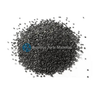 Grain abrasif en carbure de silicium noir Sic 9.0, haute dureté, 98%, pour le polissage et le meulage